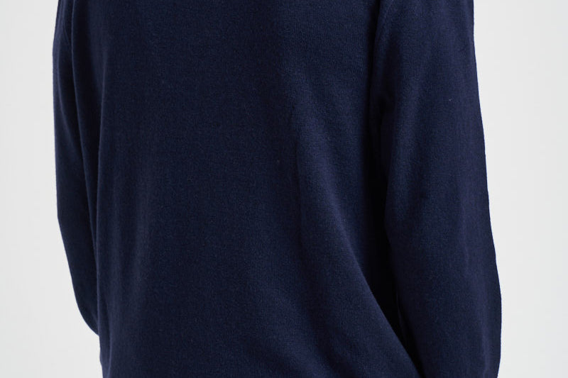 Maglia uomo mezza zip blu notte 710876756 001 RALPH LAUREN 