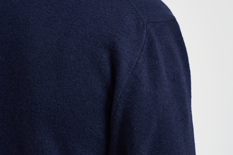 Maglia uomo mezza zip blu notte 710876756 001 RALPH LAUREN 