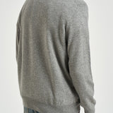 Maglia uomo mezza zip grigio mélange 710876756 009 RALPH LAUREN 