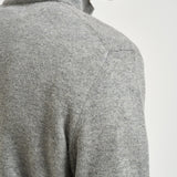 Maglia uomo mezza zip grigio mélange 710876756 009 RALPH LAUREN 