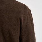 Maglia uomo mezza zip marrone 710876756 503 RALPH LAUREN 