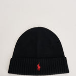 Berretto uomo in maglia nero 710886137 001 RALPH LAUREN 