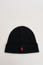 Berretto uomo in maglia nero 710886137 001 RALPH LAUREN 