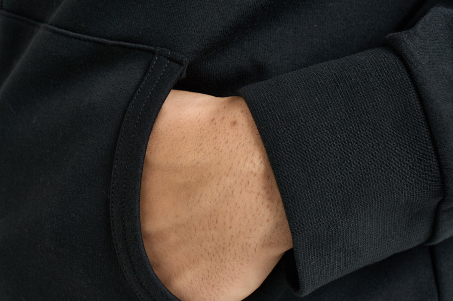 Felpa uomo con cappuccio nera 710888282 001 RALPH LAUREN 