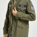 Giacca uomo Shariana Patch verde militare 710961616 001 RALPH LAUREN 