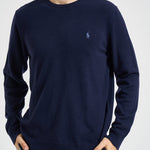 Maglia uomo in lana blu notte 710974148 001 RALPH LAUREN 