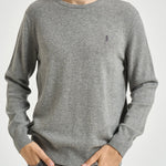 Maglia uomo girocollo grigio chiaro 710974148 002 RALPH LAUREN 