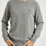 Maglia uomo girocollo grigio chiaro 710974148 002 RALPH LAUREN 