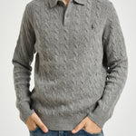 Maglia uomo polo grigia 710974165 002 RALPH LAUREN 