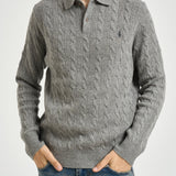 Maglia uomo polo grigia 710974165 002 RALPH LAUREN 