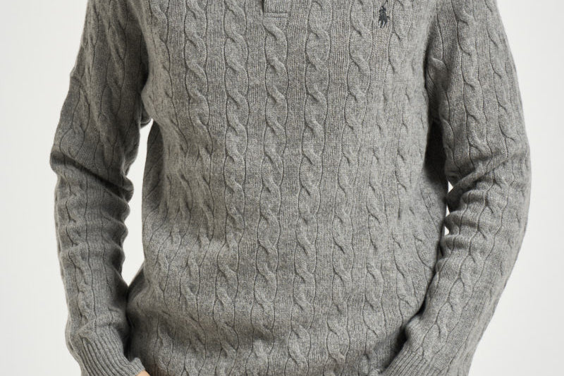 Maglia uomo polo grigia 710974165 002 RALPH LAUREN 