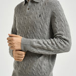 Maglia uomo polo grigia 710974165 002 RALPH LAUREN 