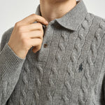 Maglia uomo polo grigia 710974165 002 RALPH LAUREN 