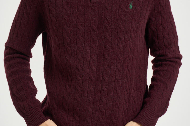 Maglia uomo polo bordeaux 710974165 500 RALPH LAUREN 