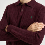 Maglia uomo polo bordeaux 710974165 500 RALPH LAUREN 