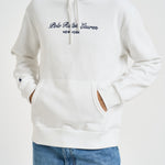 Felpa uomo con cappuccio bianca 710B26089 003 RALPH LAUREN 
