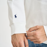 Felpa uomo con cappuccio bianca 710B26089 003 RALPH LAUREN 