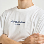 T-shirt uomo con lettering brand bianca. 710B26090 001 RALPH LAUREN 