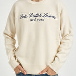 Maglia uomo girocollo panna 710B26782 001 RALPH LAUREN 