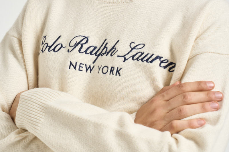 Maglia uomo girocollo panna 710B26782 001 RALPH LAUREN 