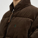 Piumino uomo in velluto a coste marrone 710B30162 002 RALPH LAUREN 