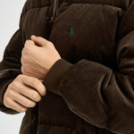 Piumino uomo in velluto a coste marrone 710B30162 002 RALPH LAUREN 