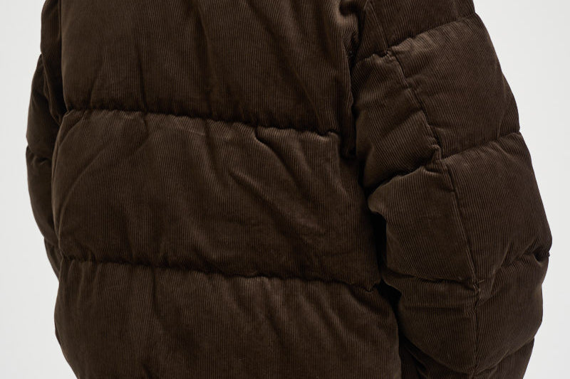 Piumino uomo in velluto a coste marrone 710B30162 002 RALPH LAUREN 