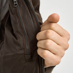 Piumino uomo in velluto a coste marrone 710B30162 002 RALPH LAUREN 