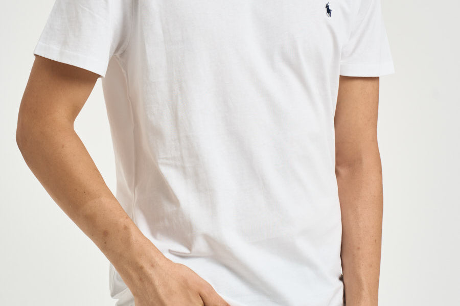 T-shirt uomo girocollo bianca 714844756 005 RALPH LAUREN 