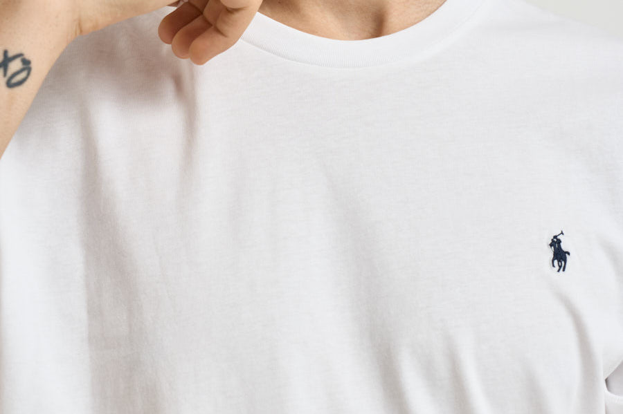T-shirt uomo girocollo bianca 714844756 005 RALPH LAUREN 