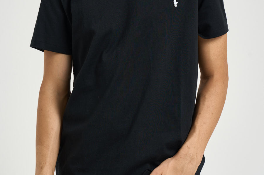 T-shirt uomo girocollo nera 714844756 006 RALPH LAUREN 