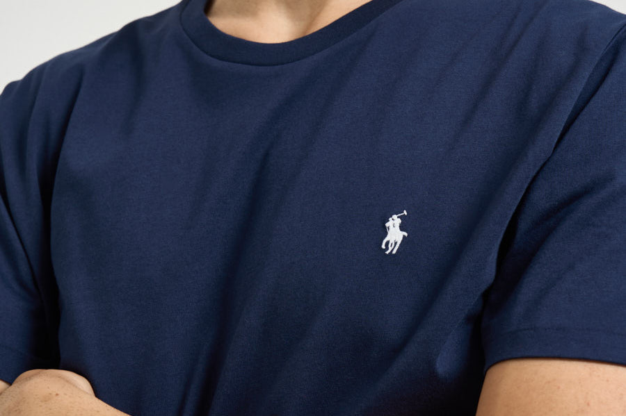 T-shirt uomo girocollo blu 714844756 007 RALPH LAUREN 