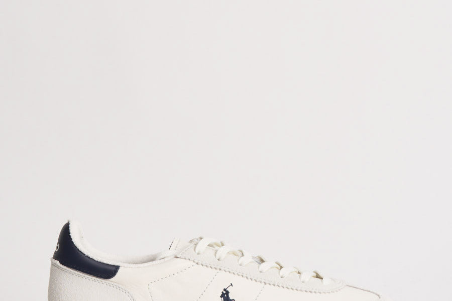 Sneakers uomo in suede bianco 809973701 005 RALPH LAUREN 