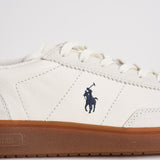 Sneakers uomo in suede bianco 809973701 005 RALPH LAUREN 