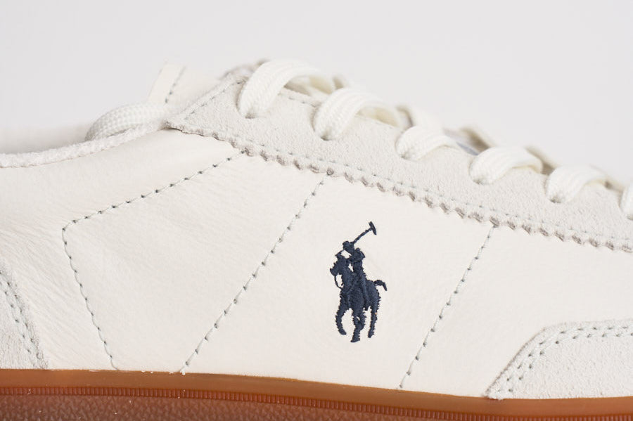 Sneakers uomo in suede bianco 809973701 005 RALPH LAUREN 
