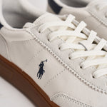 Sneakers uomo in suede bianco 809973701 005 RALPH LAUREN 