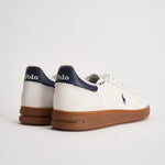 Sneakers uomo in suede bianco 809973701 005 RALPH LAUREN 