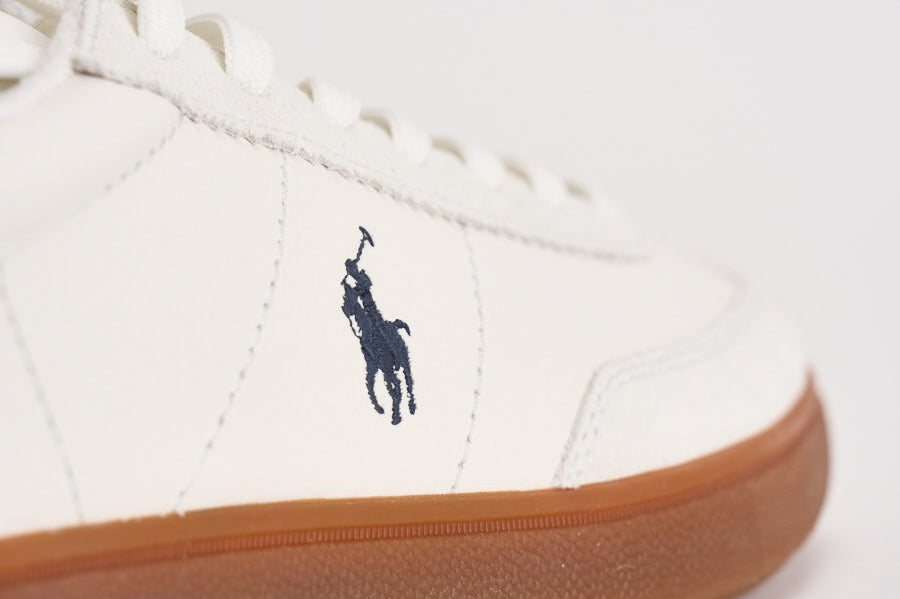 Sneakers uomo in suede bianco 809973701 005 RALPH LAUREN 