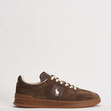 Sneakers uomo in suede marroni 809973707 001 RALPH LAUREN 
