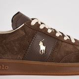 Sneakers uomo in suede marroni 809973707 001 RALPH LAUREN 