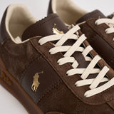 Sneakers uomo in suede marroni 809973707 001 RALPH LAUREN 