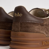Sneakers uomo in suede marroni 809973707 001 RALPH LAUREN 