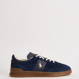 Sneakers uomo in suede blu 809973707 002 RALPH LAUREN 