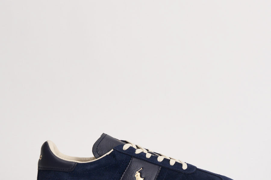 Sneakers uomo in suede blu 809973707 002 RALPH LAUREN 