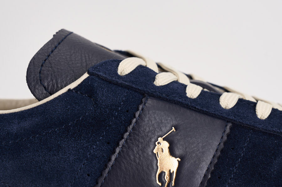 Sneakers uomo in suede blu 809973707 002 RALPH LAUREN 