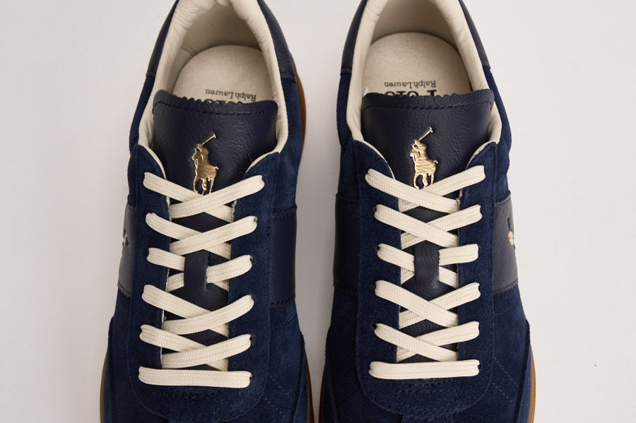 Sneakers uomo in suede blu 809973707 002 RALPH LAUREN 