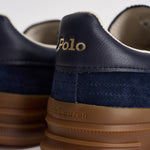 Sneakers uomo in suede blu 809973707 002 RALPH LAUREN 