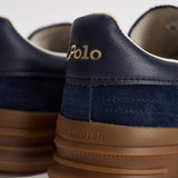 Sneakers uomo in suede blu 809973707 002 RALPH LAUREN 