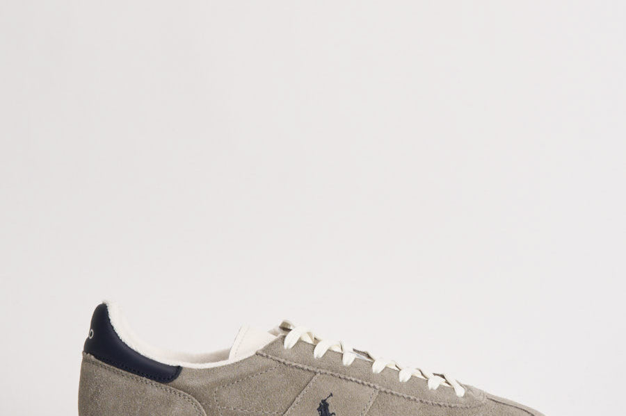 Sneakers uomo in suede grigio 809P09753 004 RALPH LAUREN 
