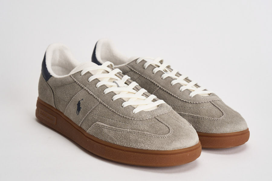 Sneakers uomo in suede grigio 809P09753 004 RALPH LAUREN 